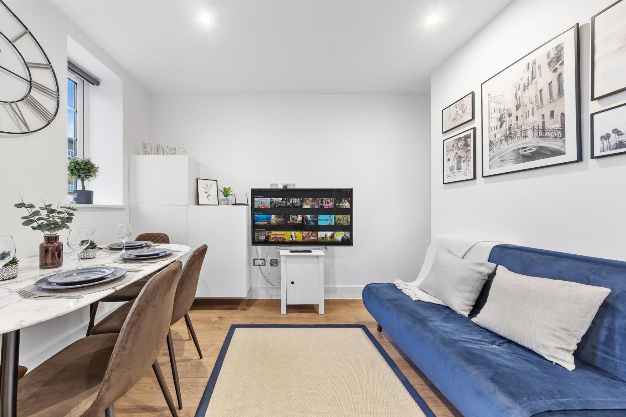Central London Two Bedroom Serviced Apartment - Nine Elms Luxury Stay - Vauxhall & Westminster المظهر الخارجي الصورة