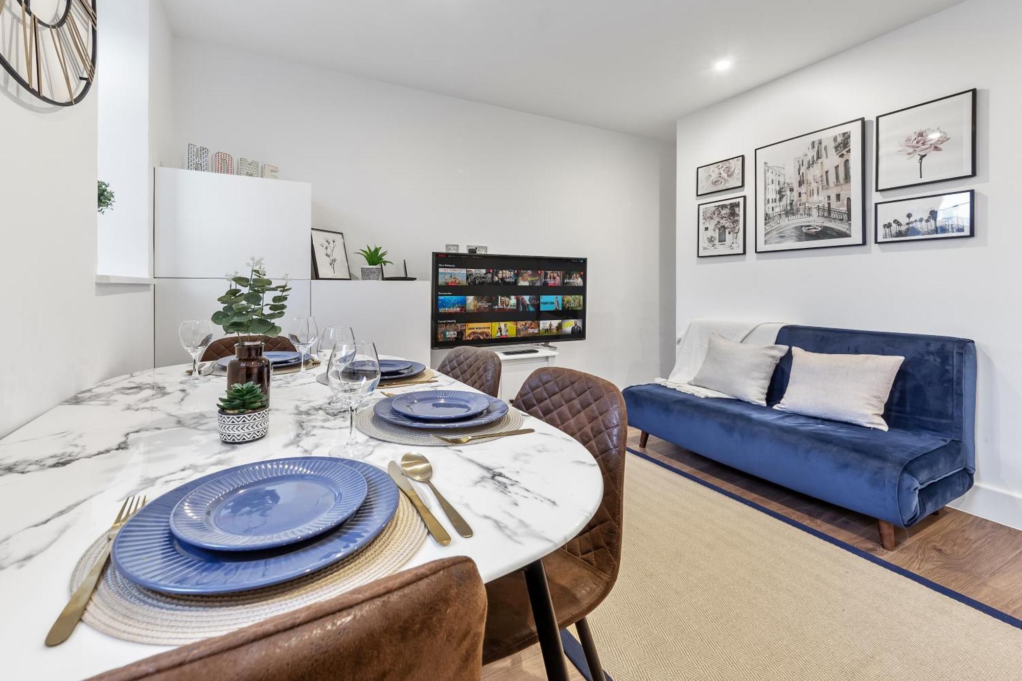 Central London Two Bedroom Serviced Apartment - Nine Elms Luxury Stay - Vauxhall & Westminster المظهر الخارجي الصورة